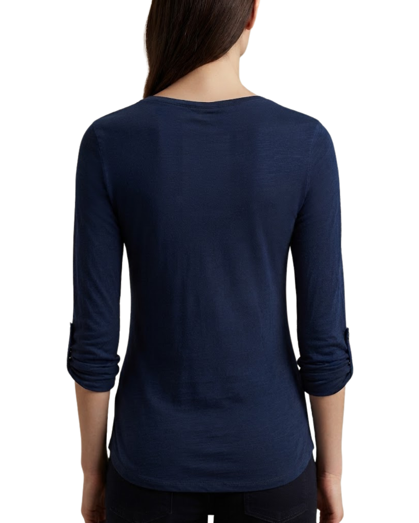BERSHKA - BSKgirl Basic 100% Lightweight Cotton Henley