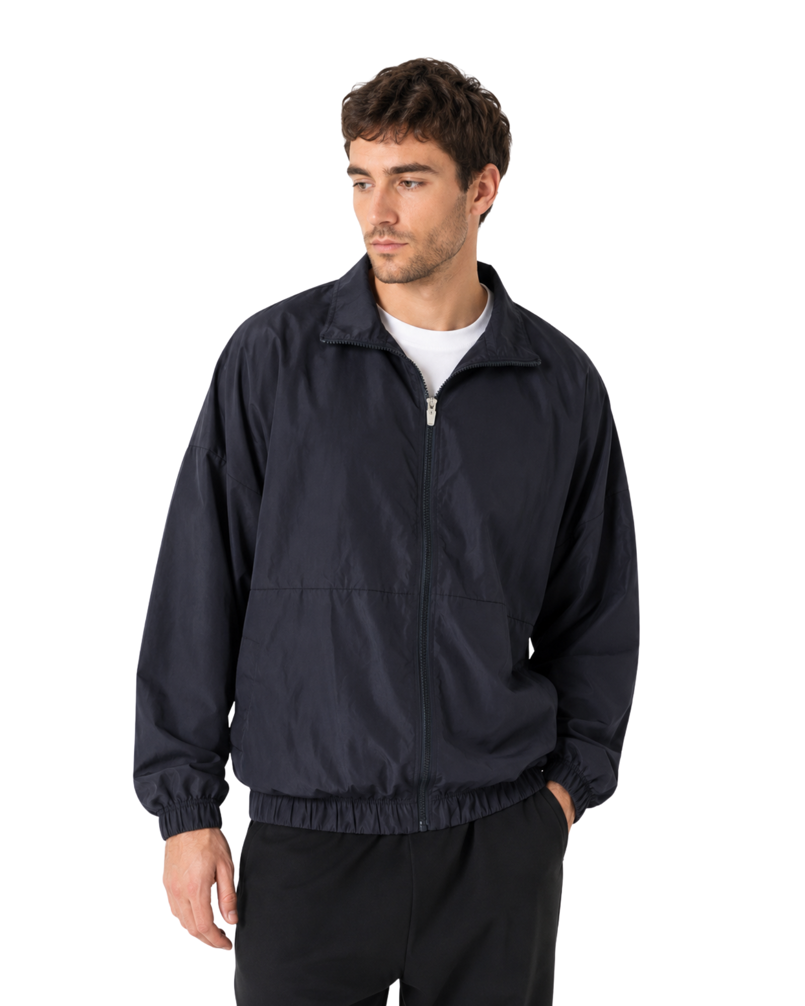 CRIVIT - Men's Lightweight Full-Zip Windbreaker Jacket