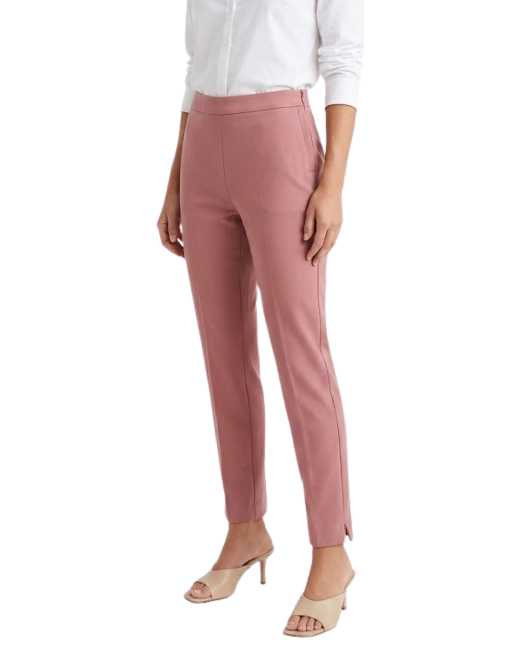 STRADIVARIUS - Ultra-Skinny Cigarette Cut with Side Zip & Hem Splits