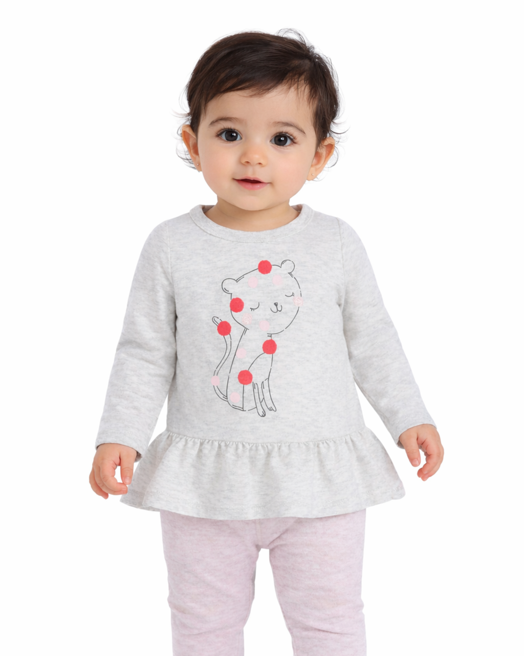 FIRST IMPRESSIONS - Toddler Girls Cheetah Tunic