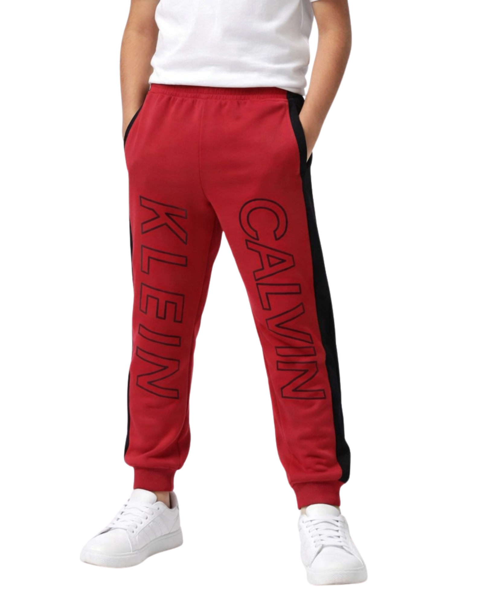 CALVIN KLEIN - Performance Big Boys Side Stripe Joggers