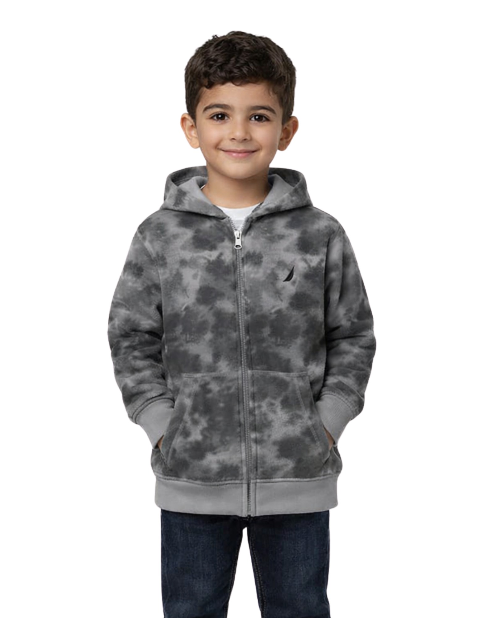 NAUTICA - Boys' Big Fleece Zip-up Hoodie Sweatshirt