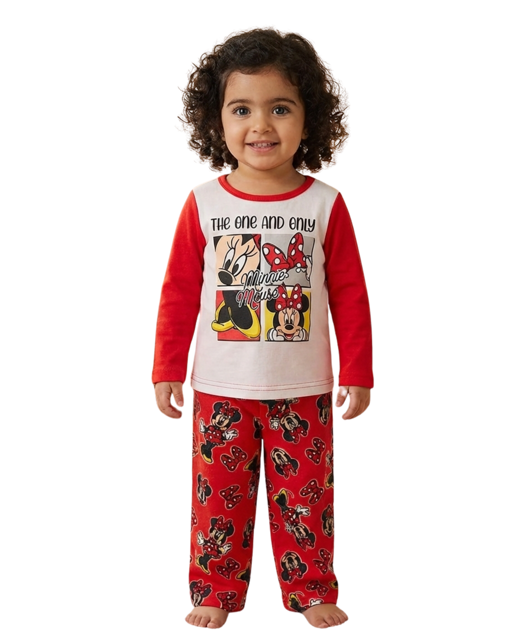 MINNIE MOUSE - Baby Girls Pajama Set, 2 Pieces