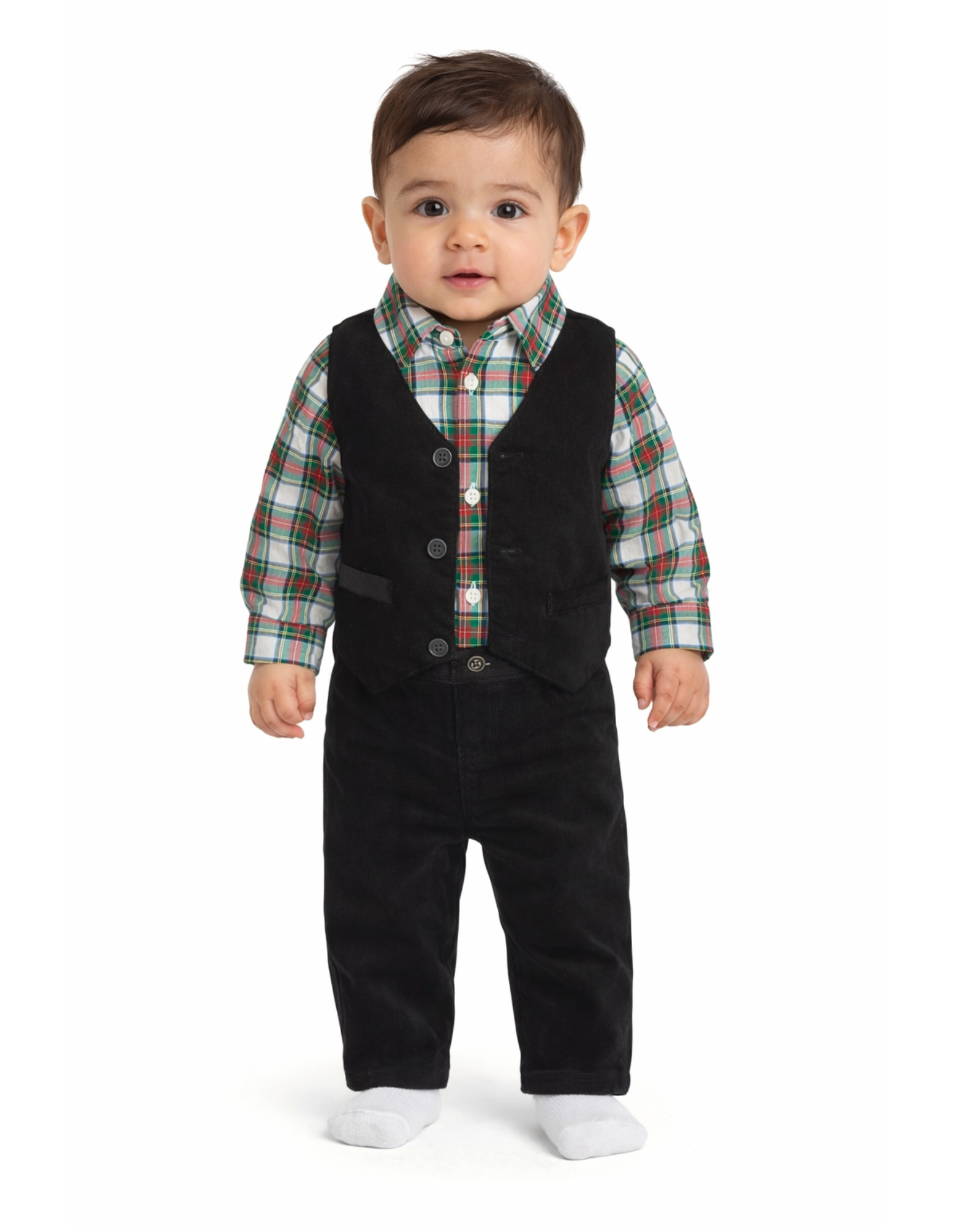 FIRST IMPRESSIONS - Baby Boy Corduroy 3Pc Set