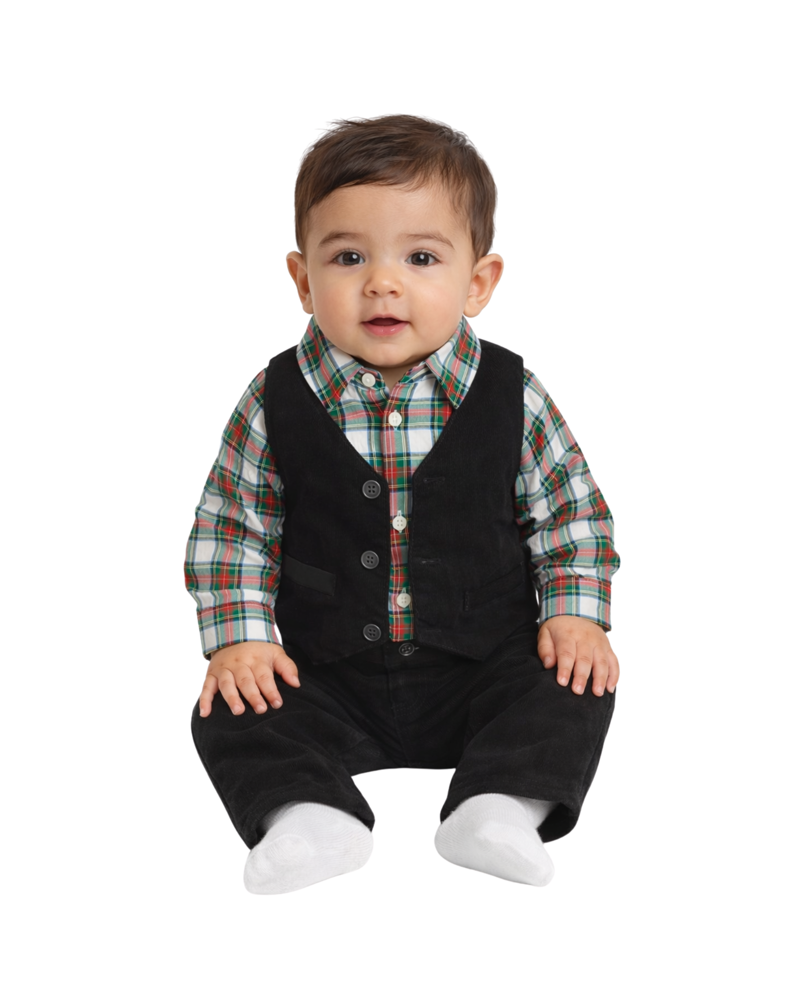 FIRST IMPRESSIONS - Baby Boy Corduroy 3Pc Set