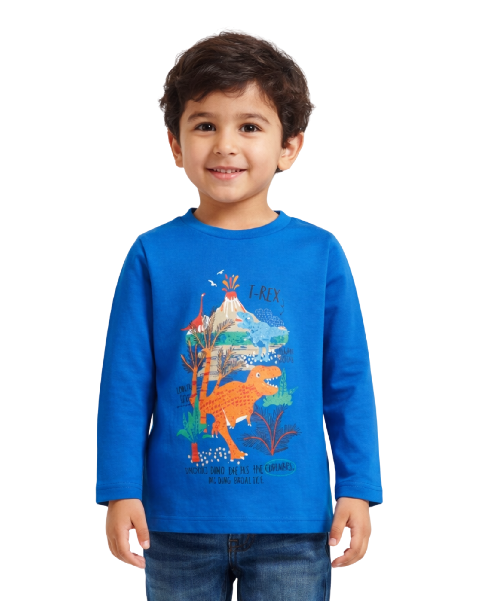 FIRST IMPRESSIONS - Toddler Boys Dino Planet Cotton Shirt