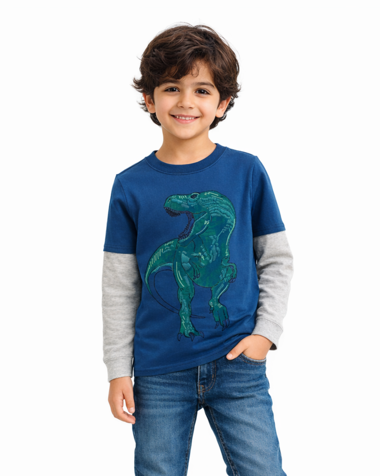 CARTER'S - Dinosaur Boys Long Sleeve Shirt