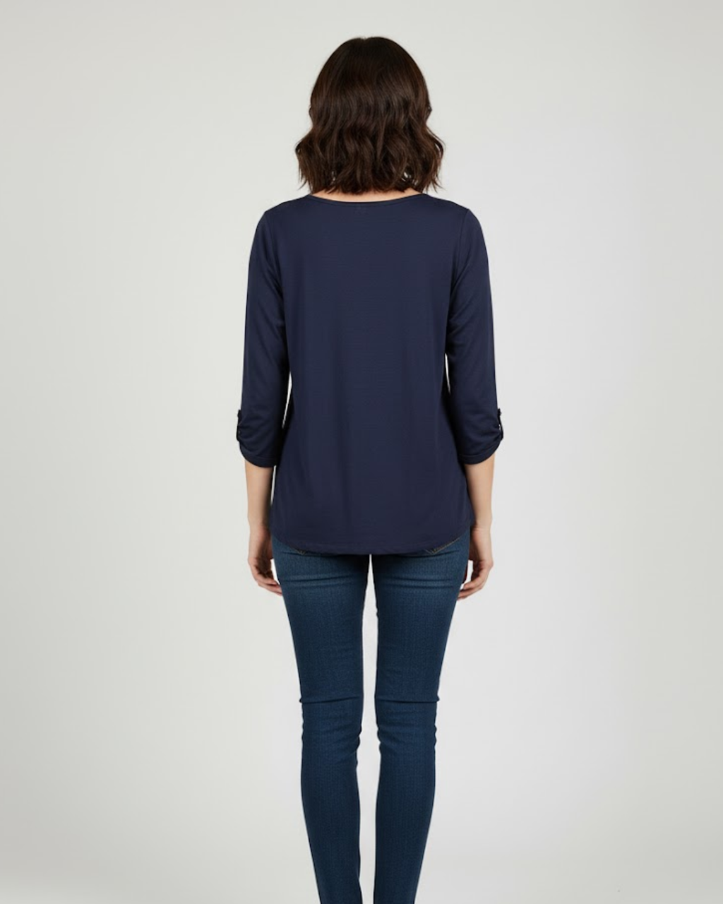 BSKGIRL - 3/4 Sleeves Lightweight Top