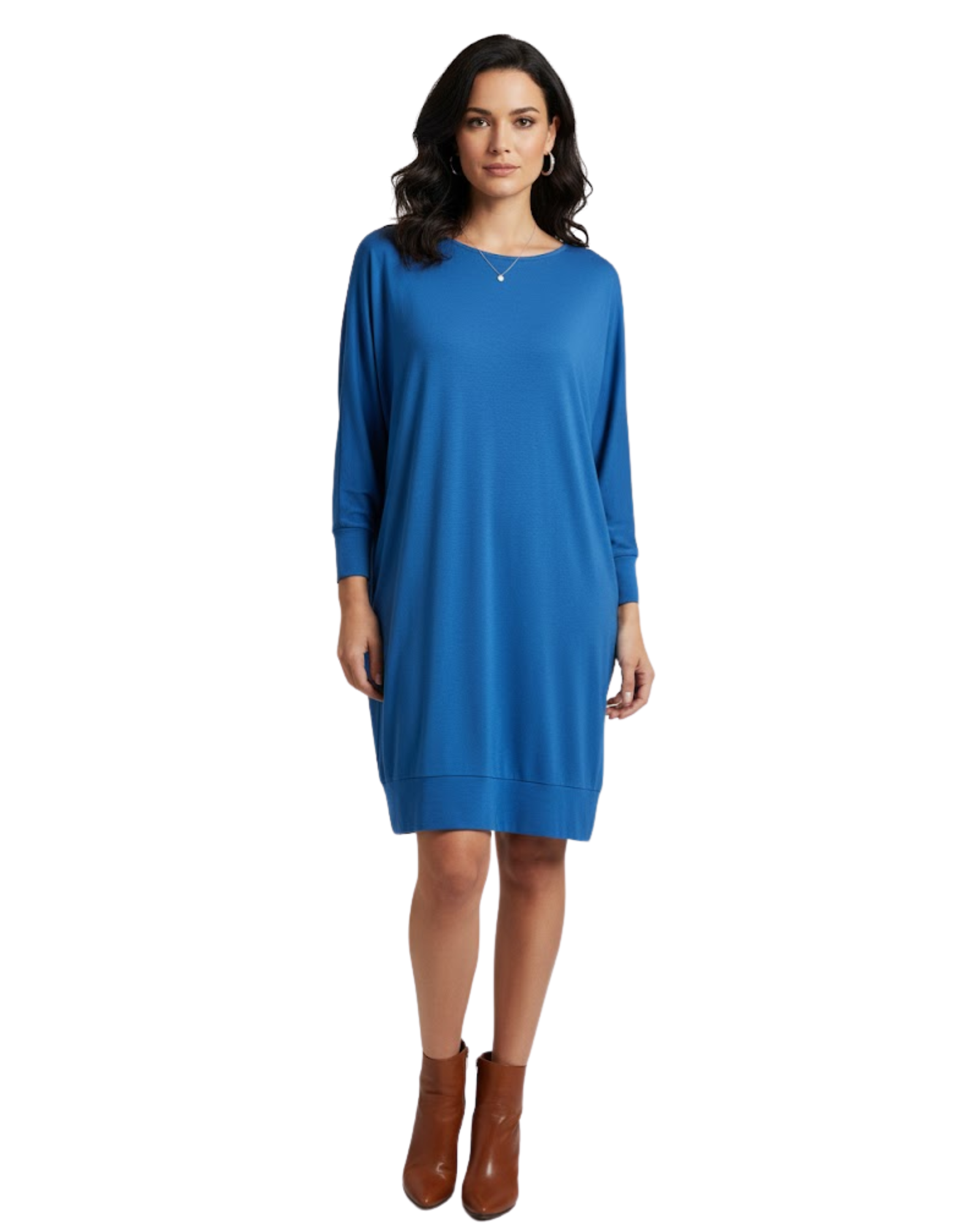 STRADIVARIUS - Blouse-Style Dress with Back Slit