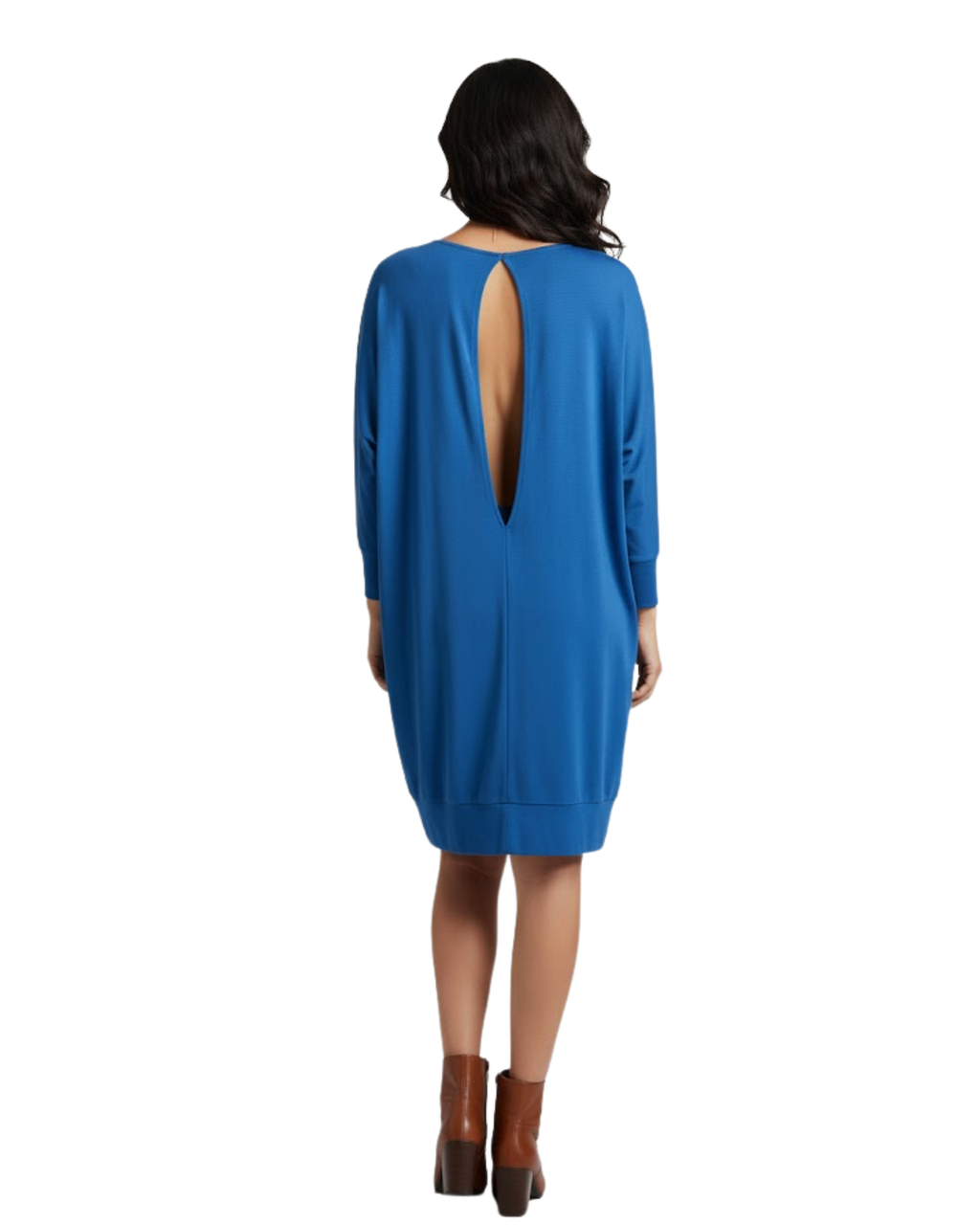 STRADIVARIUS - Blouse-Style Dress with Back Slit