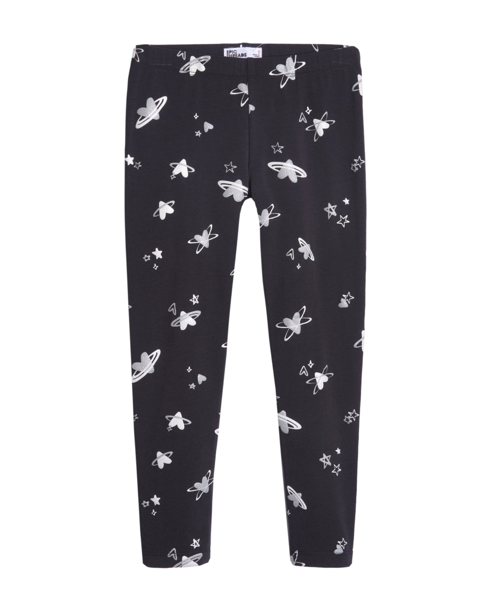 EPIC THREADS - Girls Astro Heart All-Over Print Leggings