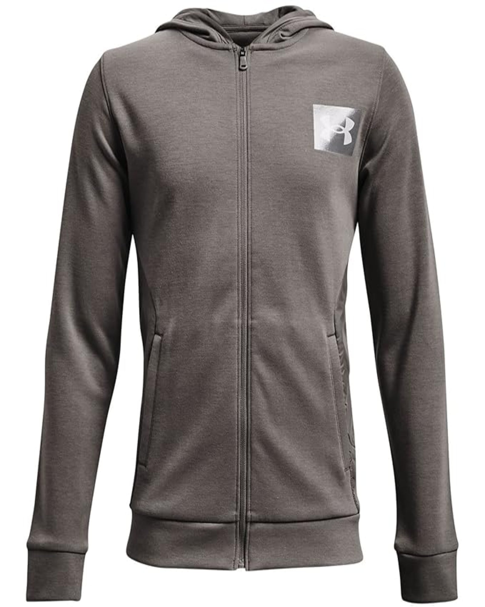 UNDER ARMOUR - Summit Knit Full Zip Hoodie Junior Boys - Grey