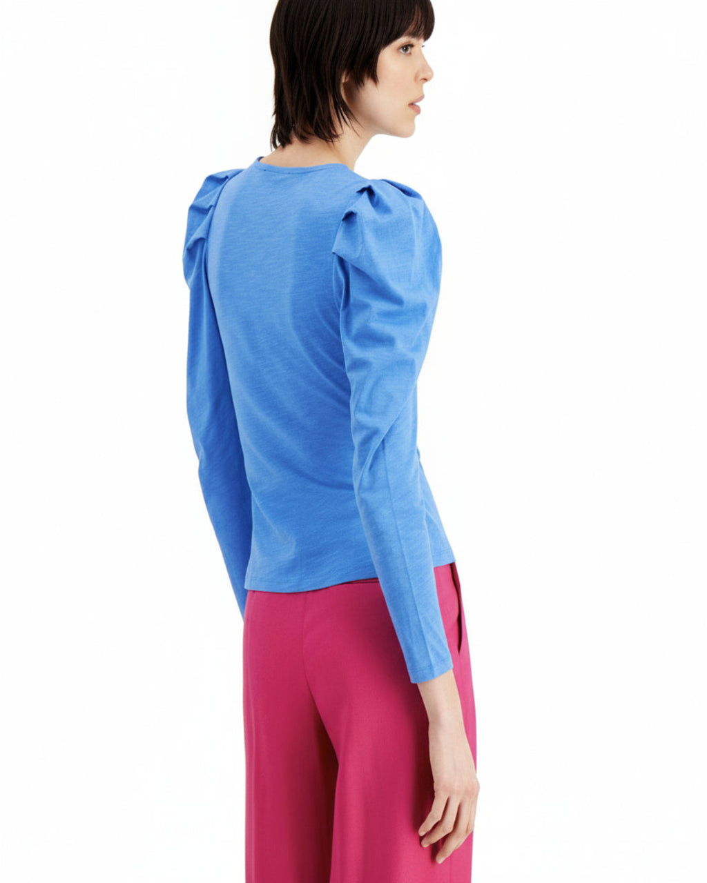 INC International Concepts - Women's Ruched Keyhole Top Campanula