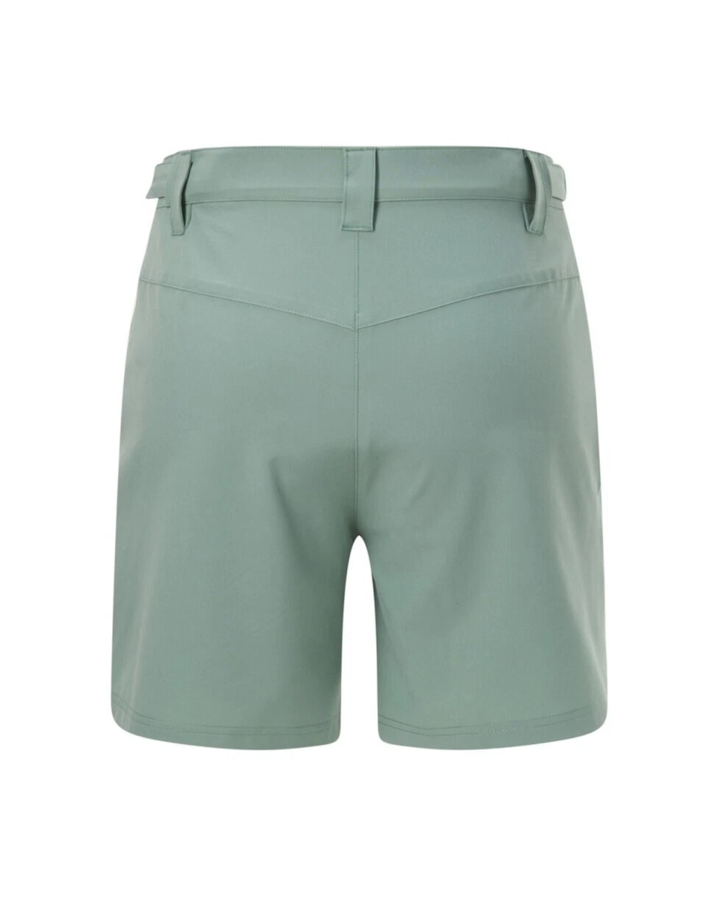 Green shorts on a white background