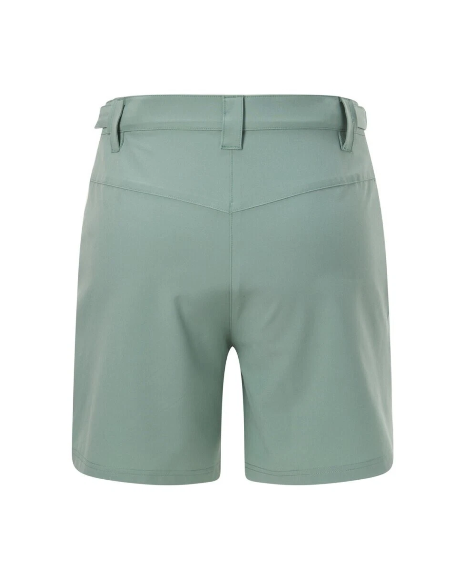Green shorts on a white background