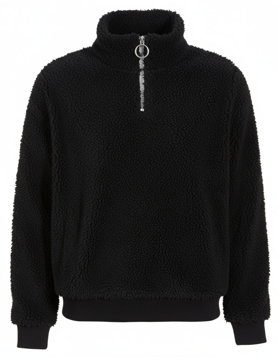 ID IDEOLOGY - Big Girls Sherpa Fleece Pullover