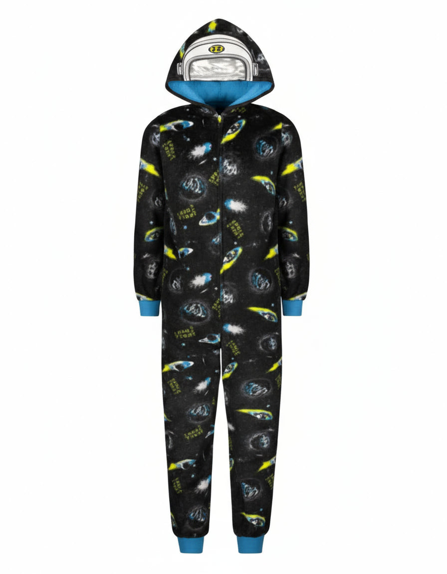 SLEEP ON IT - Astronaut Pajama with Built Up 3D Character Hood