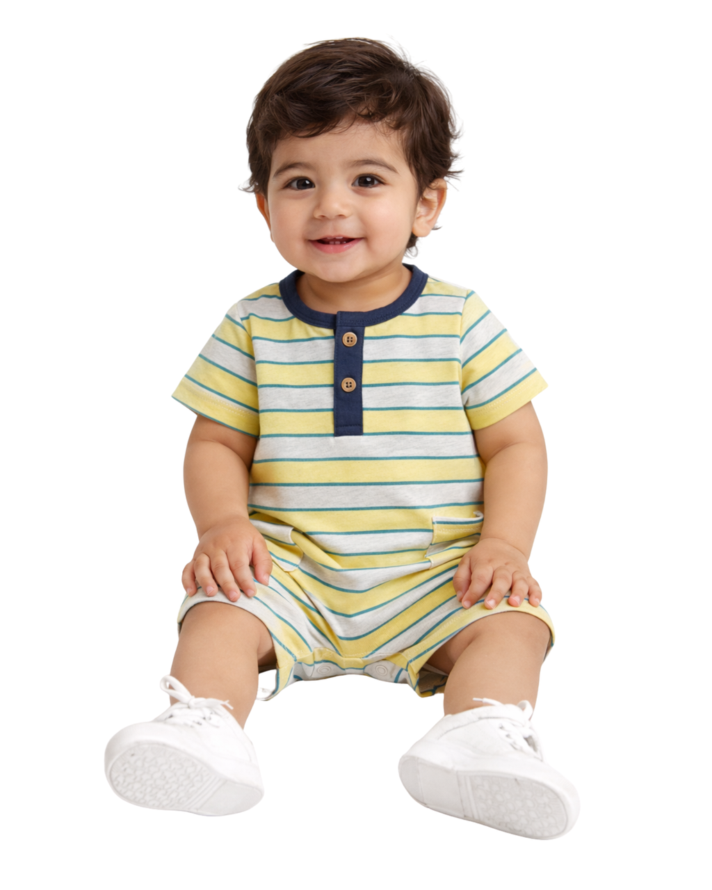 CARTER'S - Baby Boys Short Sleeve Romper