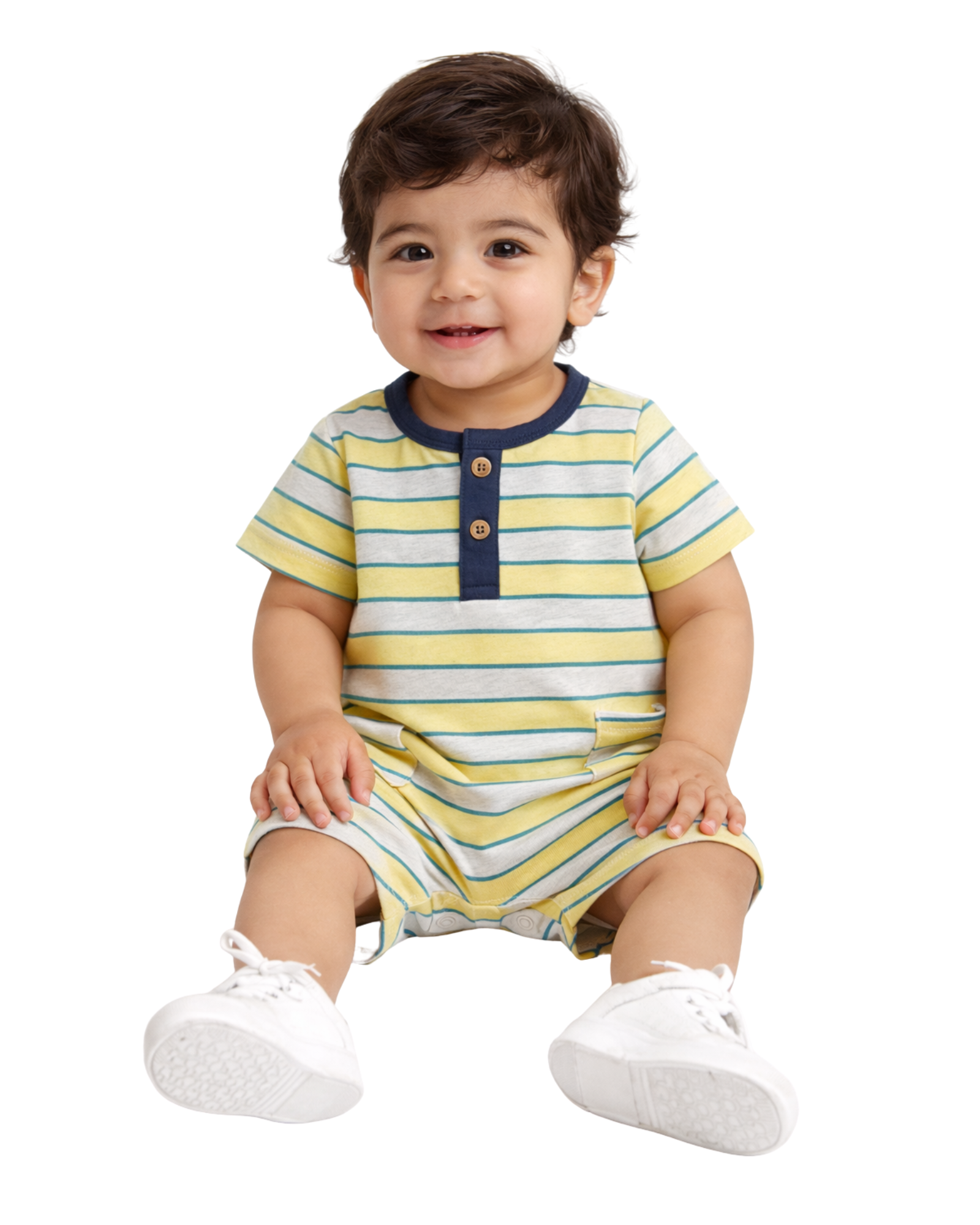 CARTER'S - Baby Boys Short Sleeve Romper