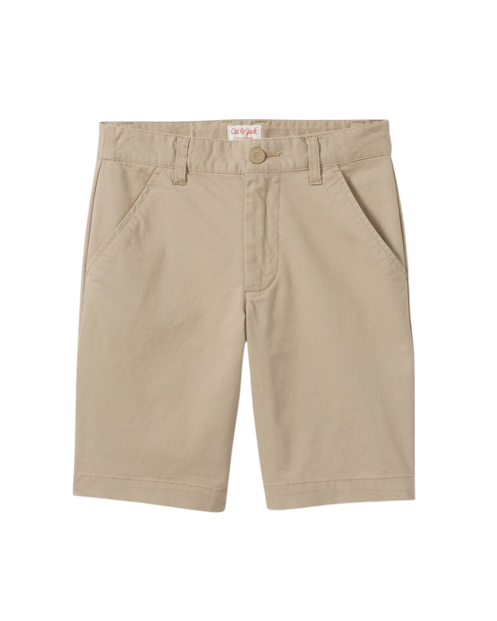 CAT & JACK - Boys' Flat Front Uniform Chino Shorts