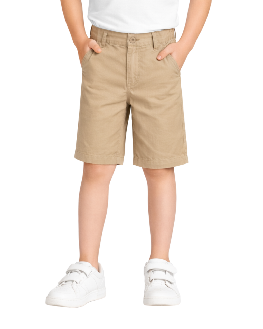 CAT & JACK - Boys' Flat Front Uniform Chino Shorts