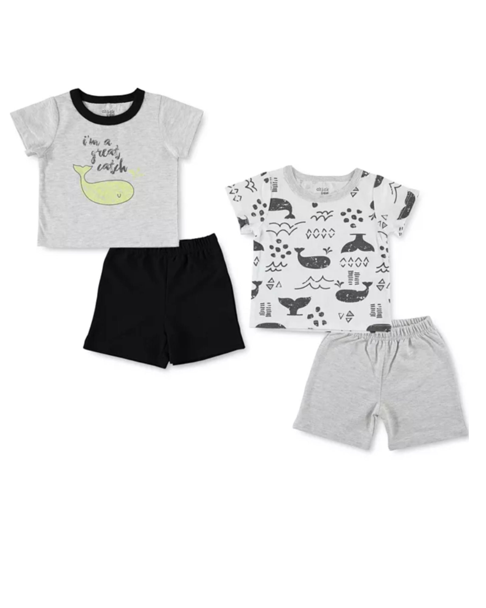 CHICKPEA - Baby Boys T-Shirts & Shorts 4 pieces Set