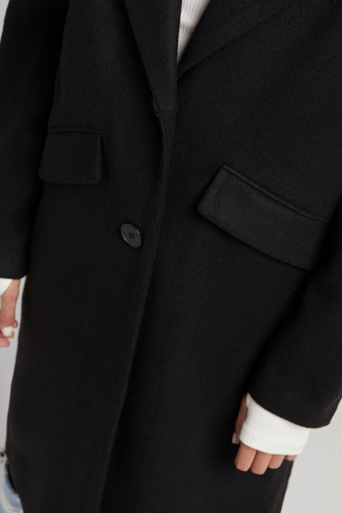BERSHKA - Knee-length Coat