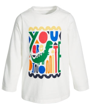 FIRST IMPRESSIONS - Baby Boys Dino-Mite Cotton T-shirt