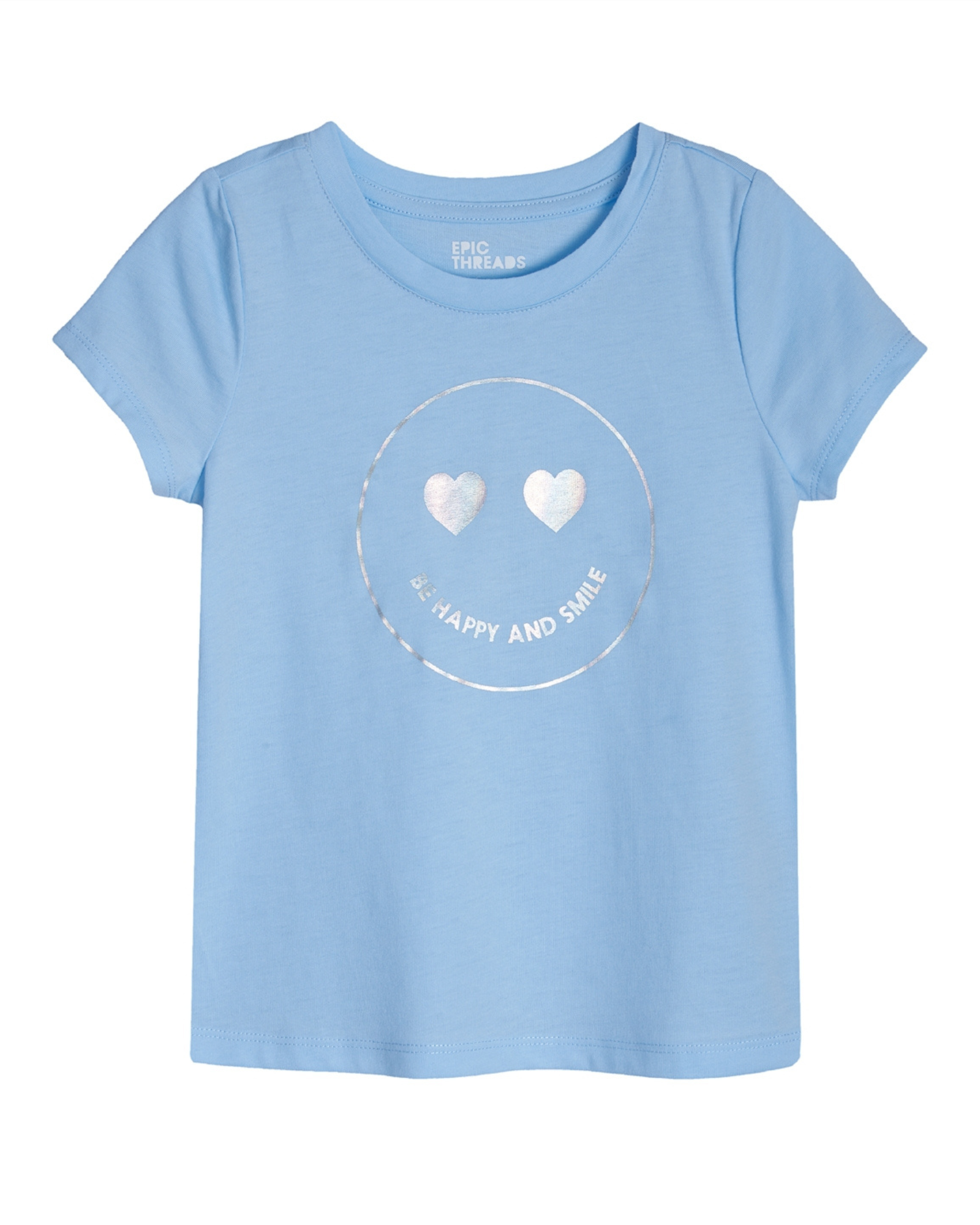 EPIC THREAD - Toddler Girls Smiley Graphic T-shirt