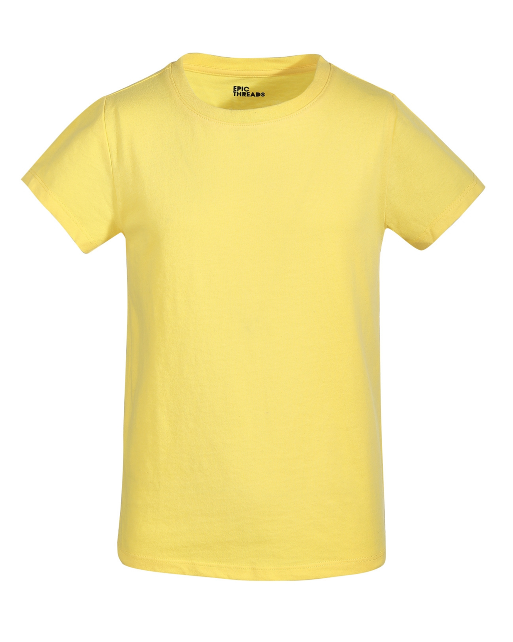EPIC THREADS - Big Girls Basic Tee Yellow
