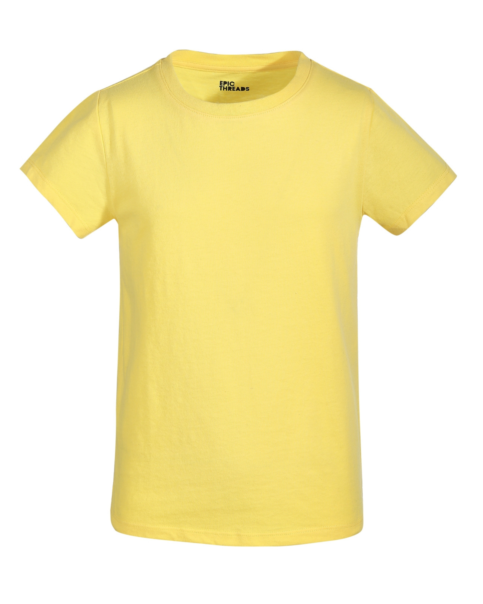 EPIC THREADS - Big Girls Basic Tee Yellow