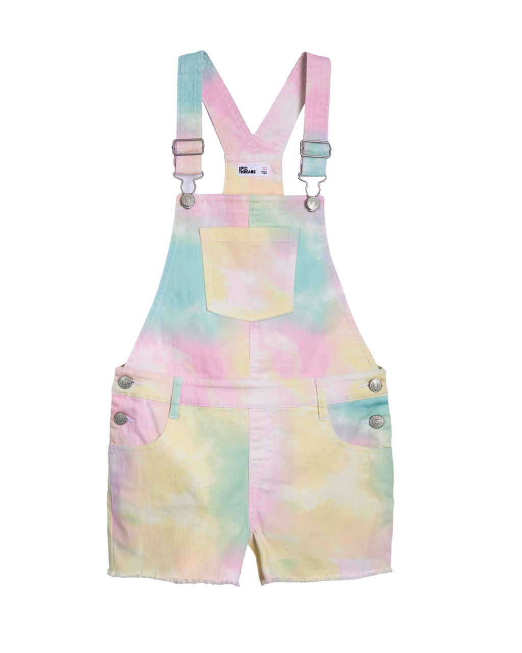 EPIC THREADS - Big Girls Tie Dye Shortall