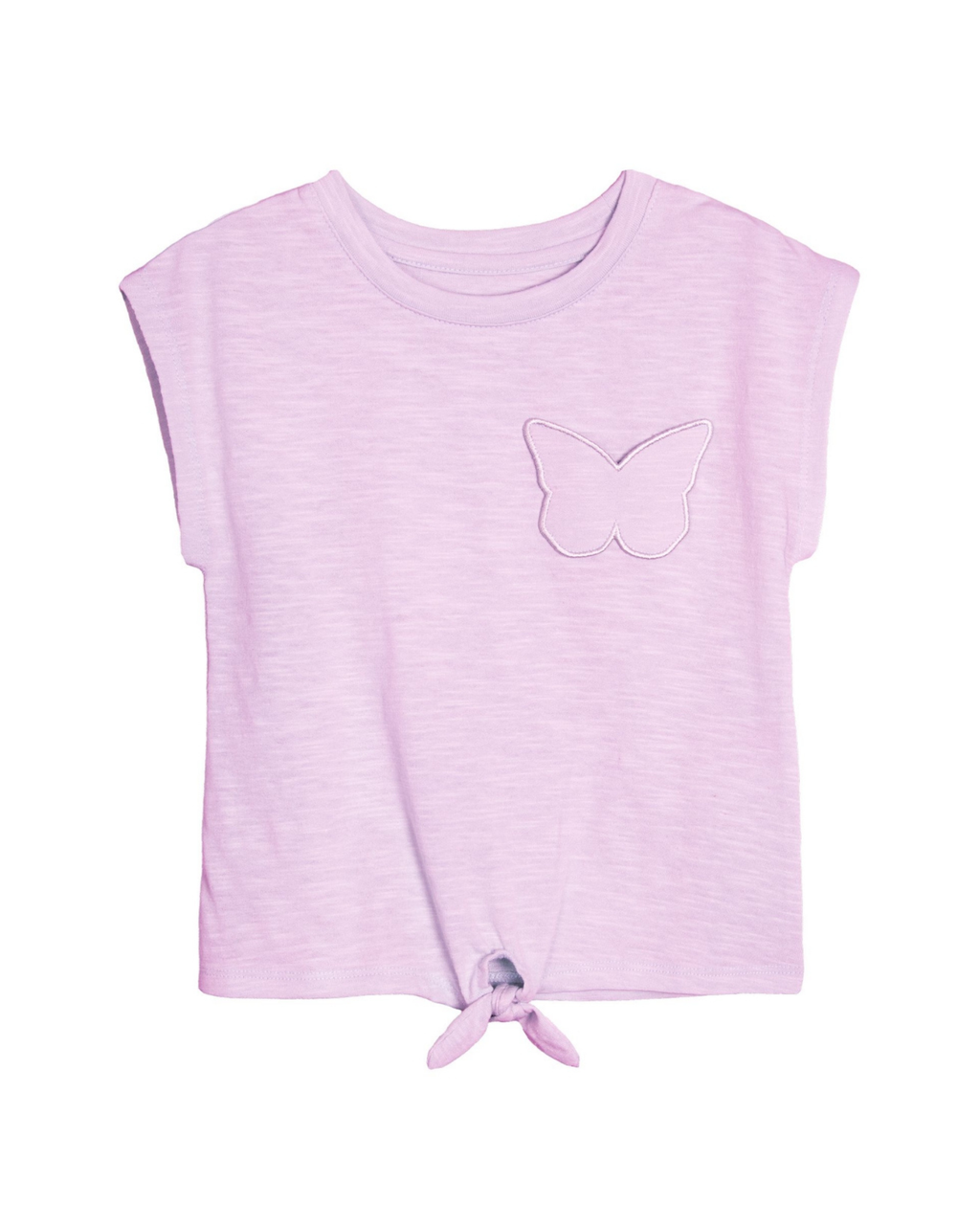 EPIC THREADS - Toddler Girls Butterfly Pocket Tie Front T-shirt