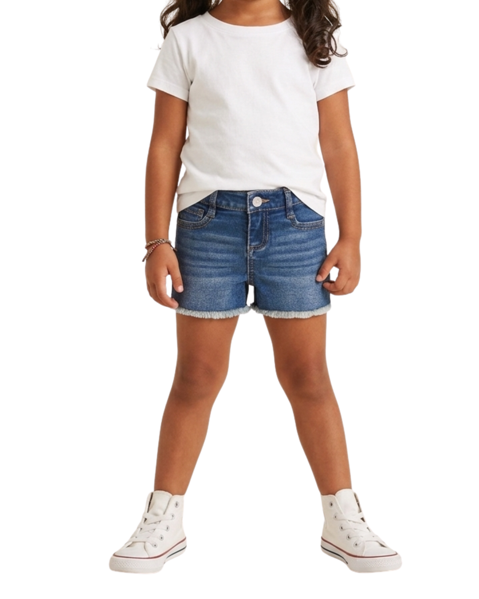 EPIC THREADS - Toddler Girls Fray Hem Denim Shorts