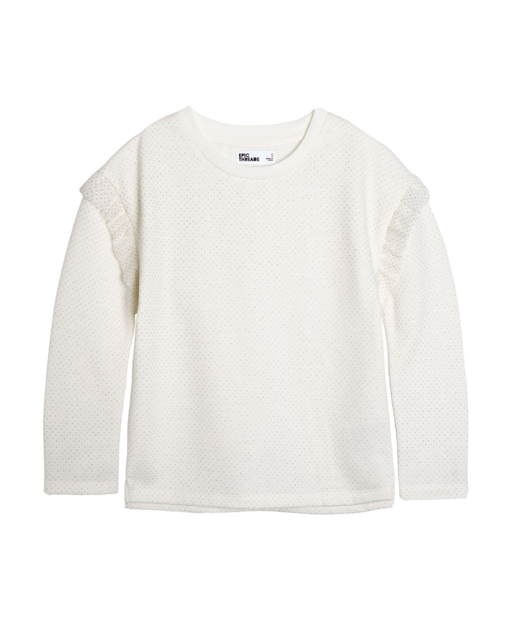 EPIC THREADS - Girls Long Sleeve Drop Shoulder T-shirt