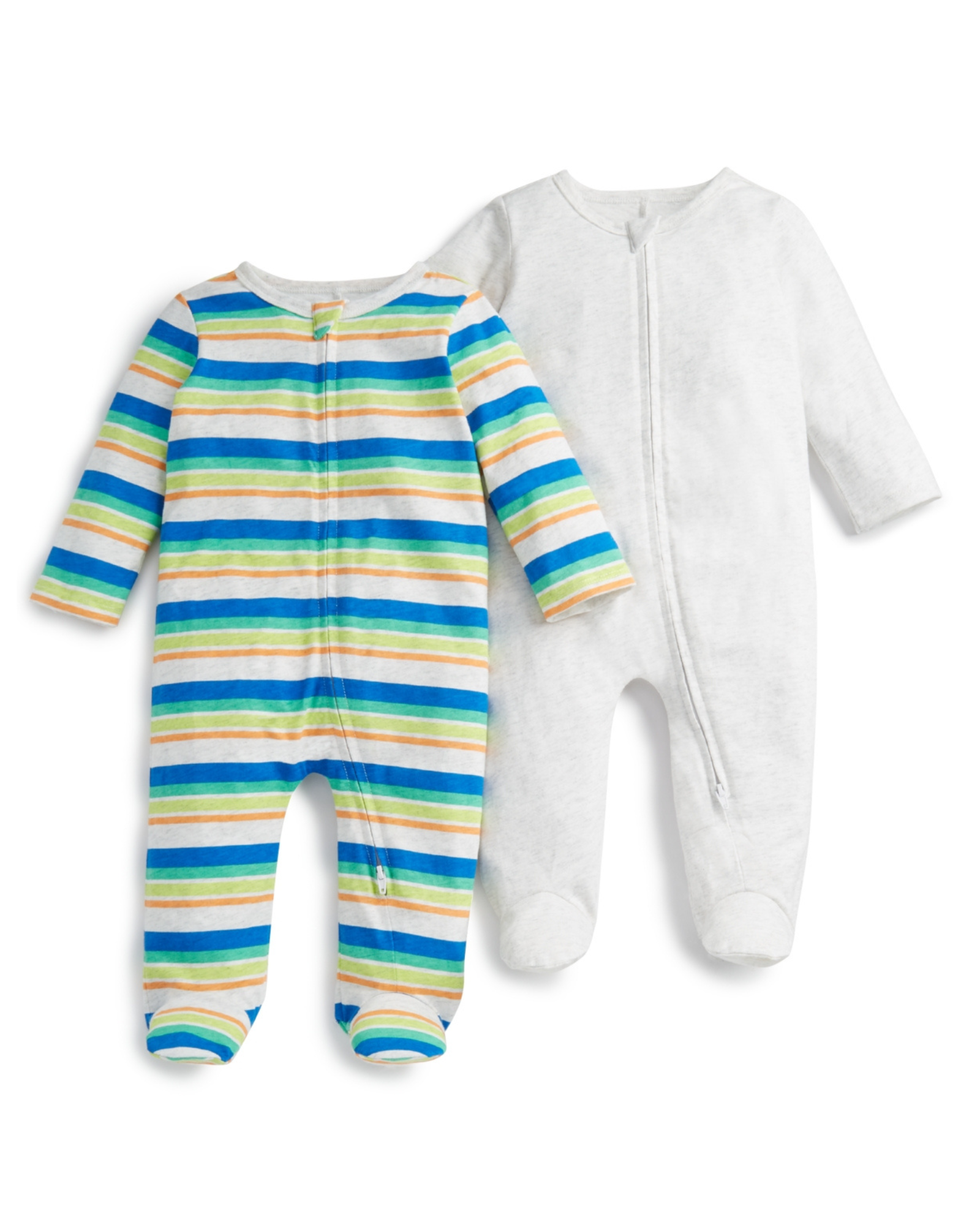 FIRST IMPRESSIONS - Baby Boys 2 Coveralls - Bright stripes