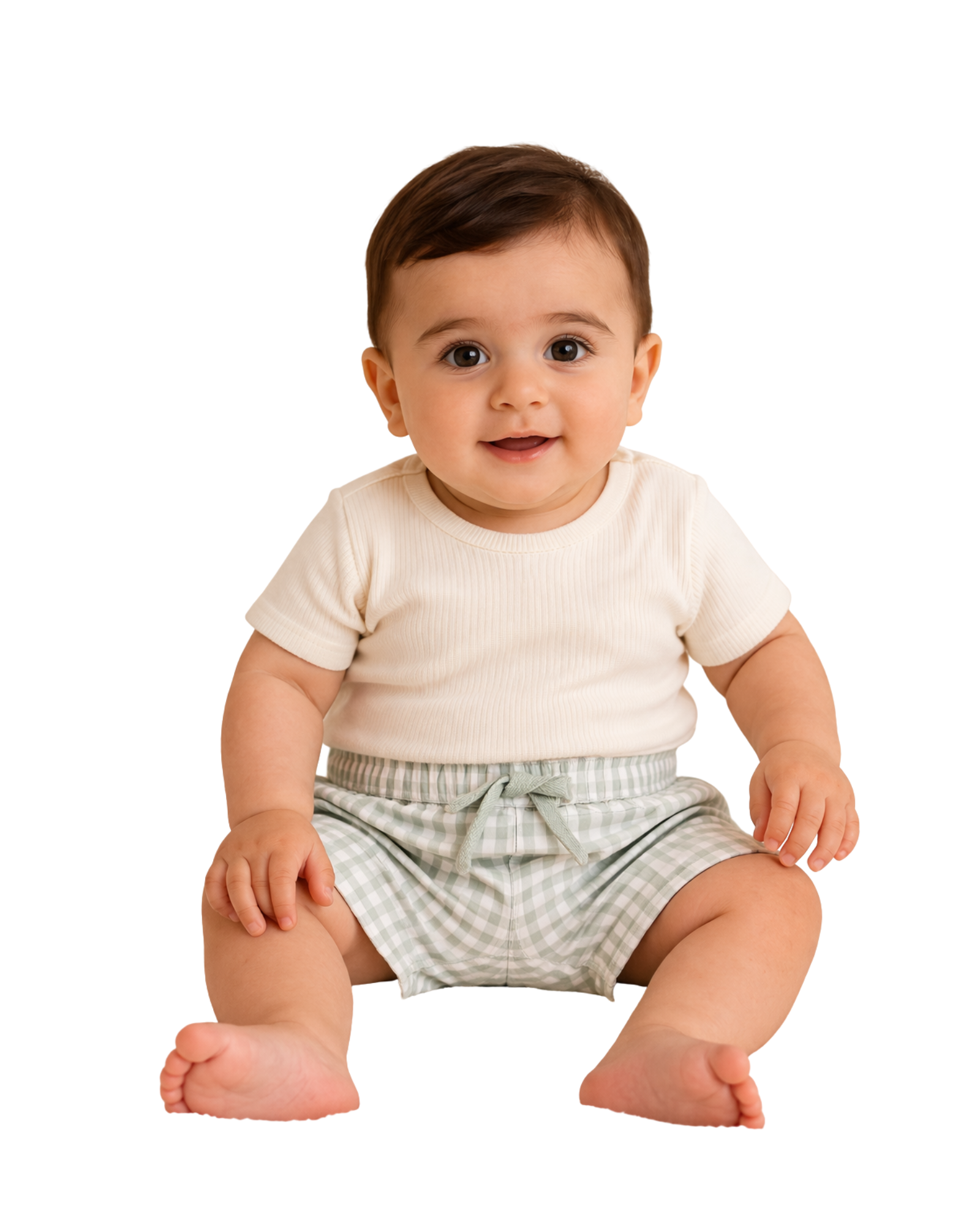 FIRST IMPRESSIONS - Baby Boys Gingham Shorts