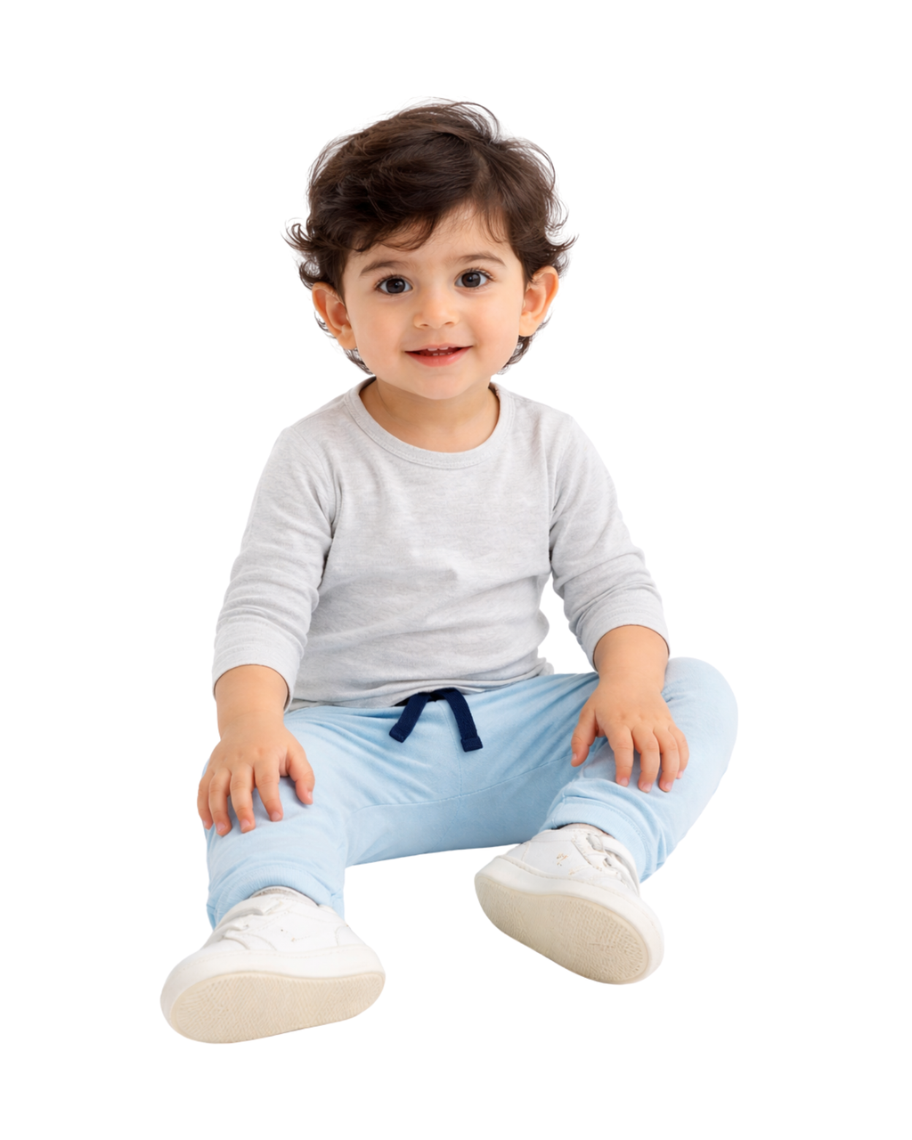 FIRST IMPRESSIONS - Baby Boys Knee Patch Jogger Pants