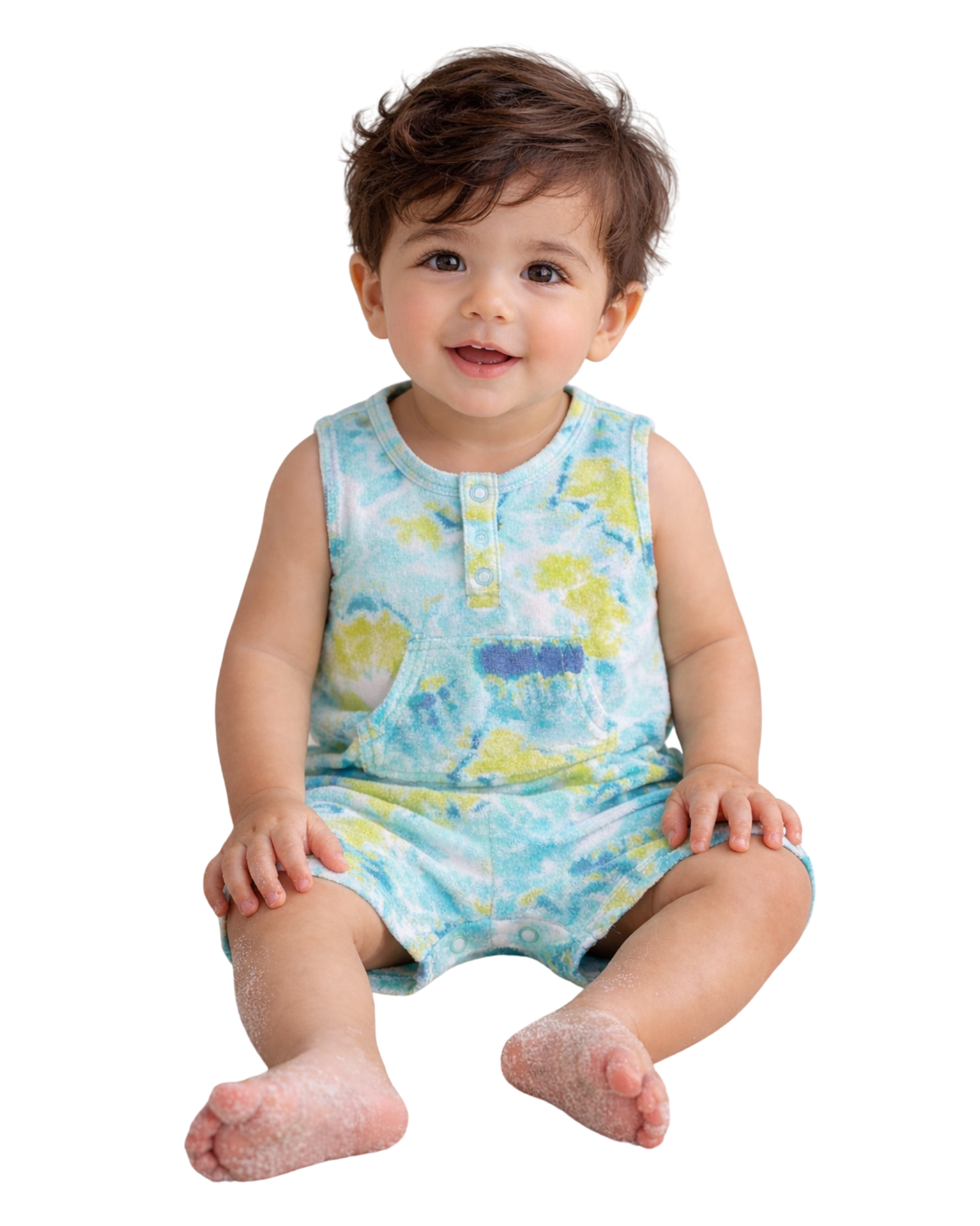 FIRST IMPRESSIONS - Baby Boys Tie Dye Romper