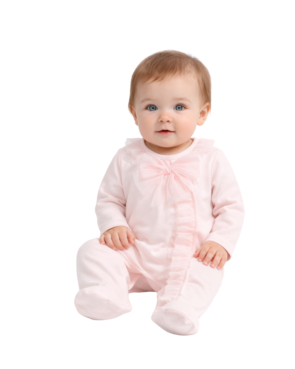 FIRST IMPRESSIONS - Baby Girls Footed Tulle Coverall