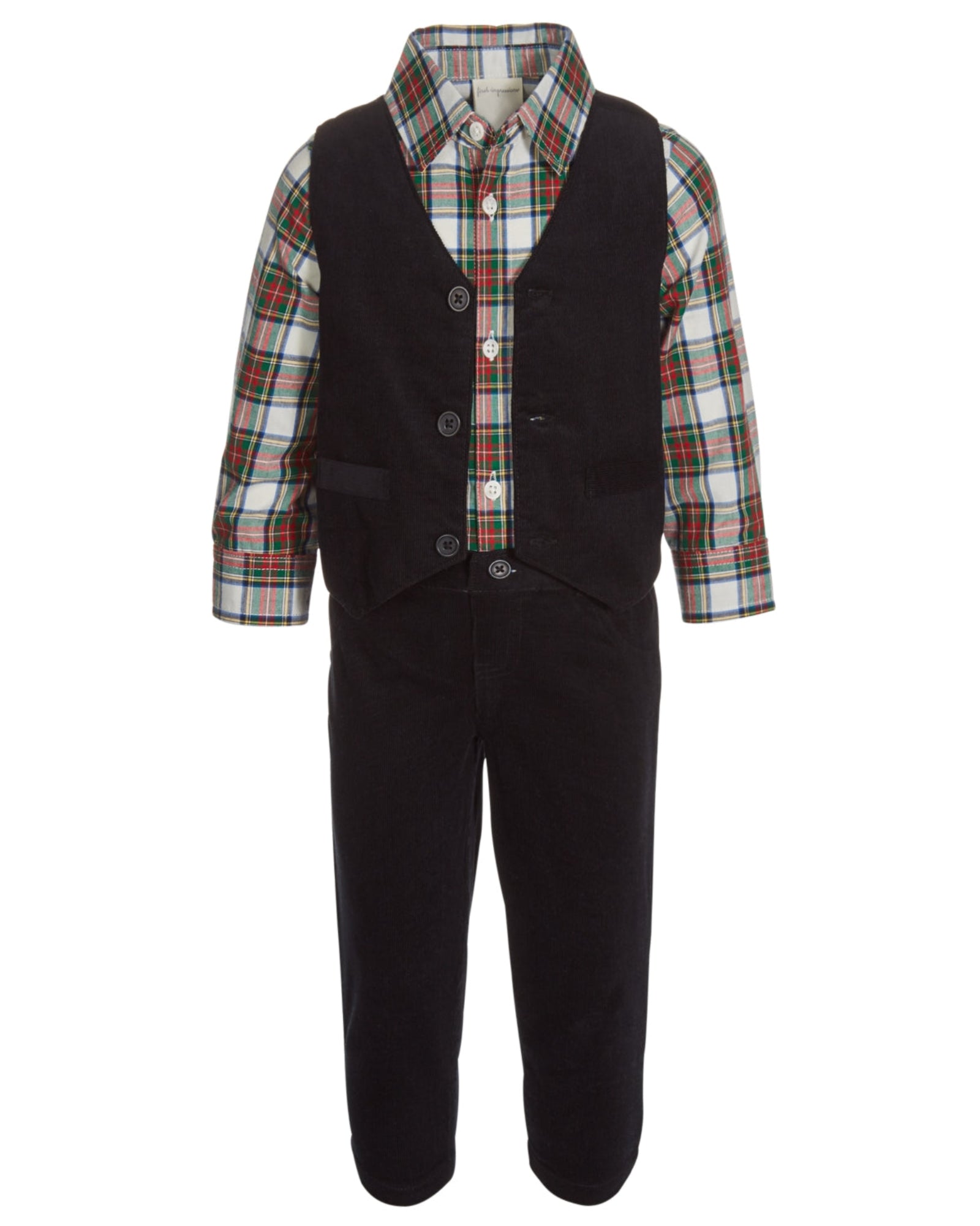 FIRST IMPRESSIONS - Baby Boy Corduroy 3Pc Set