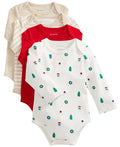 FIRST IMPRESSIONS - Baby 4-Pack Snow Globe Bodysuit Set