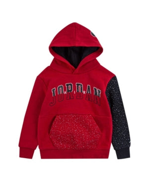 JORDAN - Boys Jump Man Air Speckle Printed Fleece Pullover Hoodie