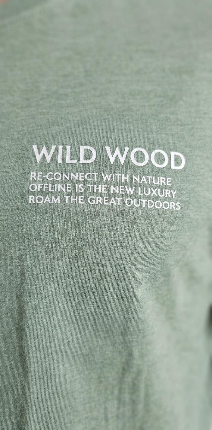 LIVERGY - Men's Sage Green Graphic T-Shirt