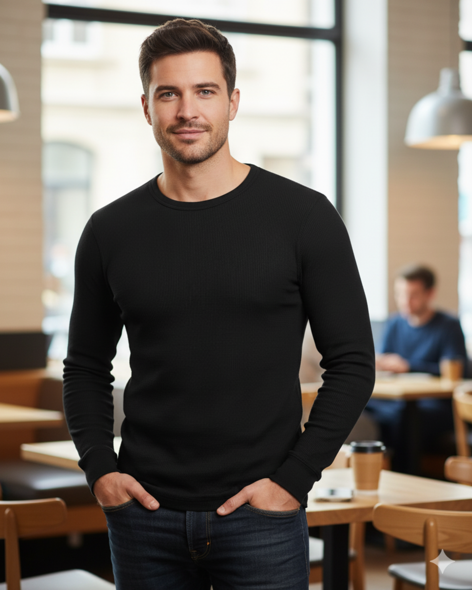 ALFANI Men's Thermal Shirt