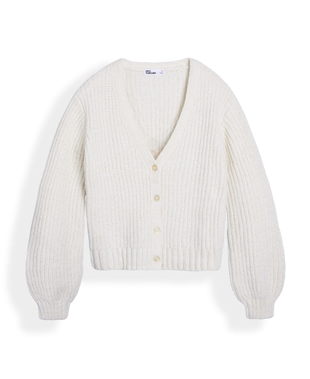 EPIC THREADS - Balloon Sleeve Cardigan