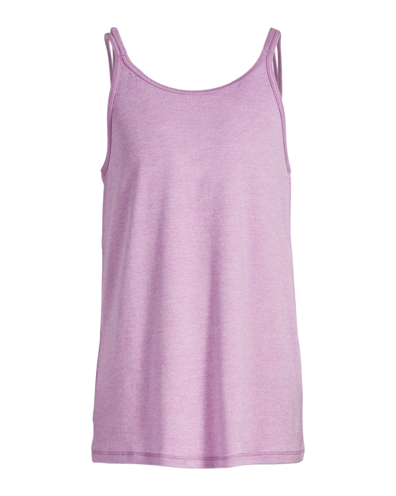 Purple tank top on a white background