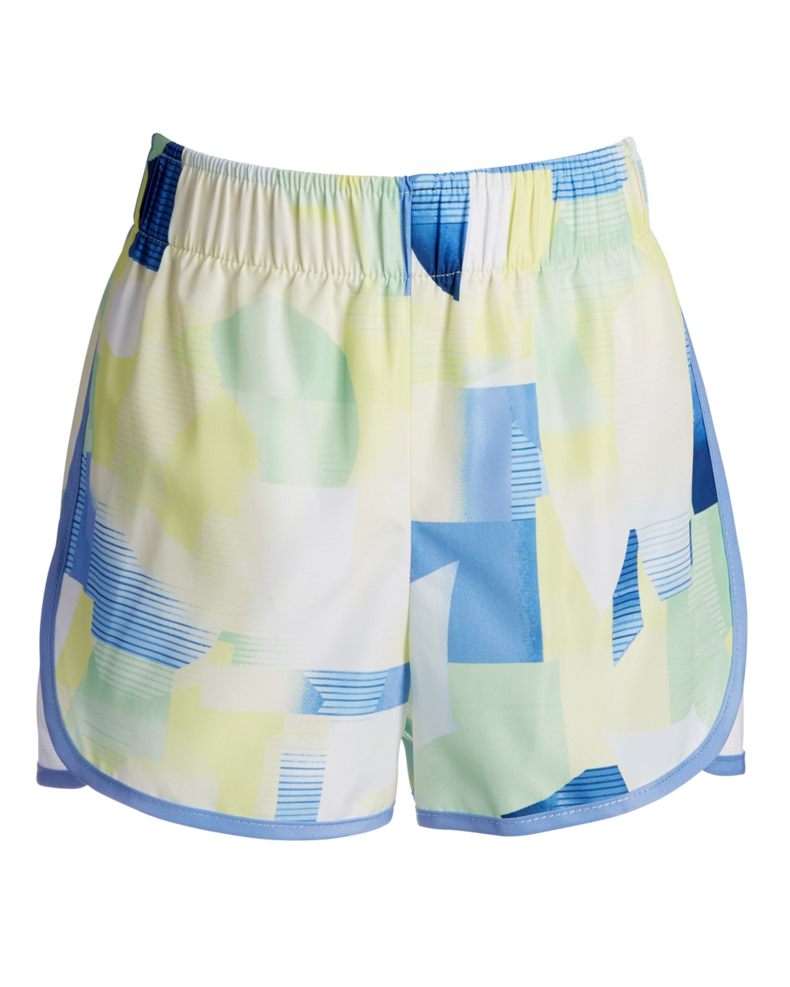 ID IDEOLOGY - Big Girls Soft Geo-Print Woven Shorts