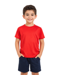 ID IDEOLOGY- Little Boys Core Training Shirt Red