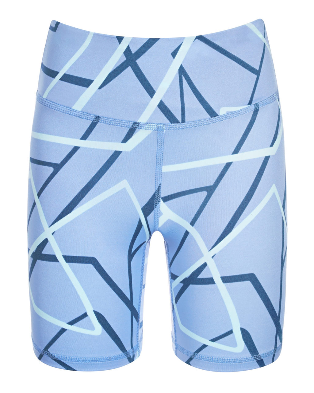 ID IDEOLOGY - Big Girls Geo-Print Bicycle Shorts
